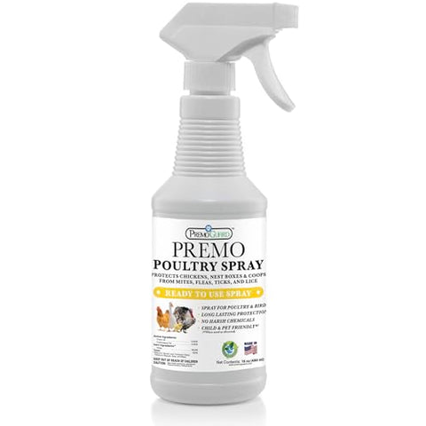 Poultry Spray - Plant Based All Natural Non-Toxic - By Premo Guard