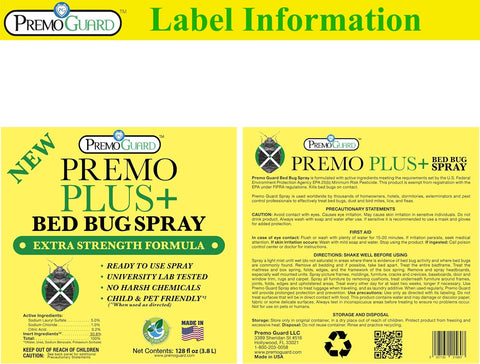 Bed Bug Plus - All Natural Non-Toxic - By Premo Guard