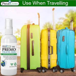 3 PACK - 3 oz Travel Size Bed Bug & Mite Killer Spray – Natural Non Toxic - Premo Guard