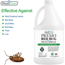 Load image into Gallery viewer, Premo Bed Bug, Mite Killer &amp; Lice Killer Spray - 128 ounce - Natural Non Toxic - Safe - Eco-Friendly-listing-image-effective-against-bed-bugs-bird-mites-dust-mites-cockroaches-silverfish-ants