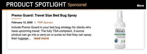 Premo Guard New Travel Bed Bug Spray Review.