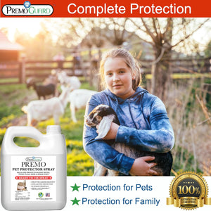 Pet Protector 128 oz - All Natural Non Toxic - Premo Guard