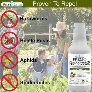 Plant and Garden Pest Control Concentrate - 16 oz - Makes Up to 2.5 Gallons By Premo Guard