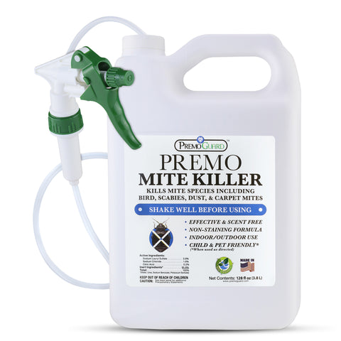 Mite Killer Spray 128 oz - All Natural Non-Toxic - By Premo Guard