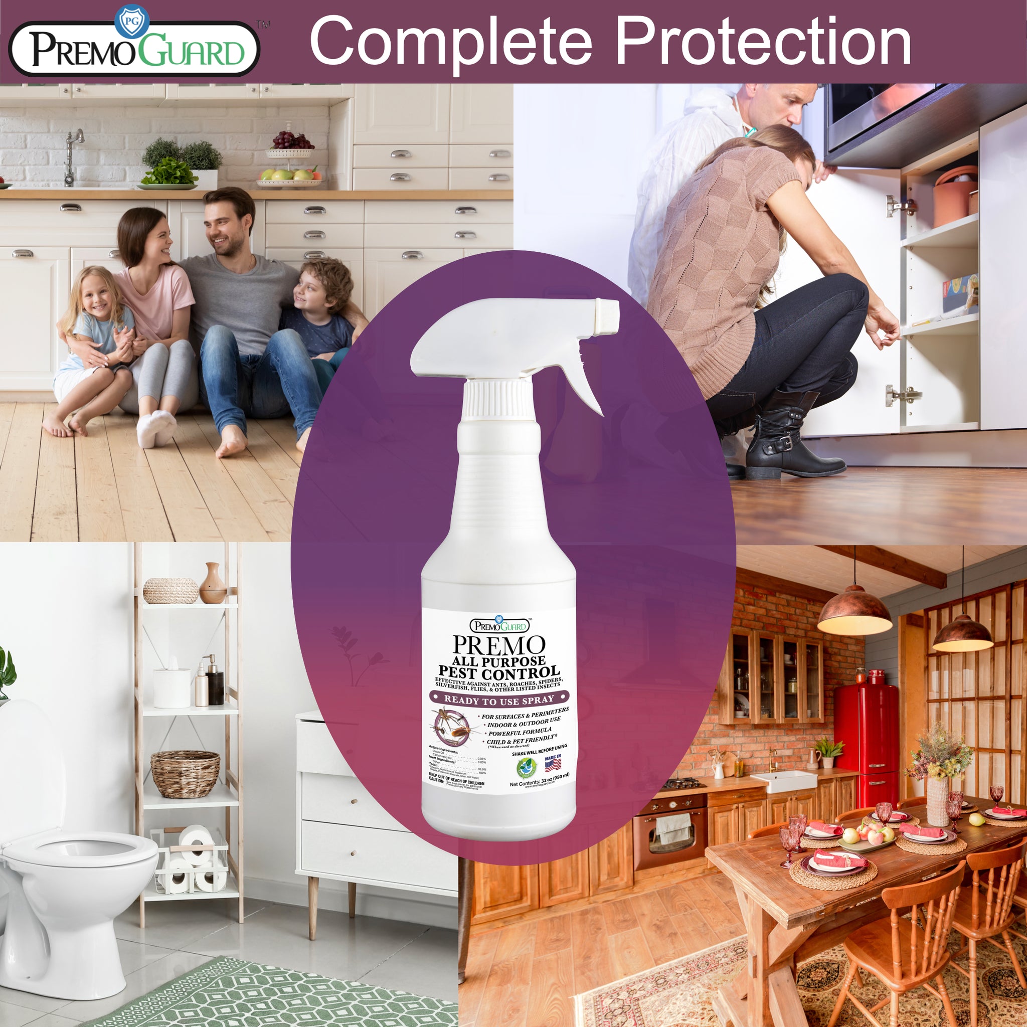 All Purpose Pest Control Spray 32 Oz Plant Based All Natural Non all-purpose-pest-control-spray-32-oz-plant-based-all-natural-non