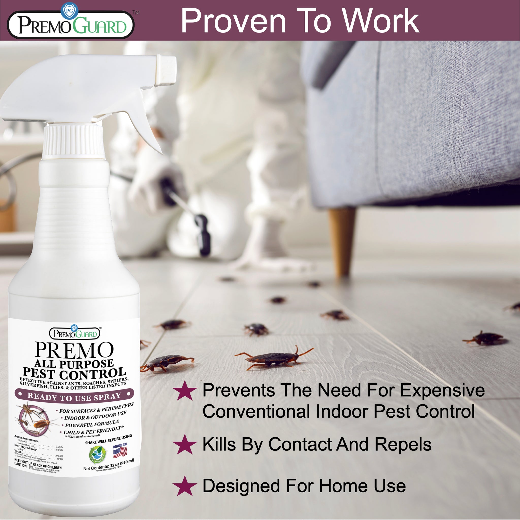 All Purpose Pest Control Spray 32 Oz Plant Based All Natural Non all-purpose-pest-control-spray-32-oz-plant-based-all-natural-non