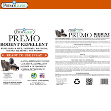 Load image into Gallery viewer, Rodent Repellent Spray - 32 oz - By Premo Guard