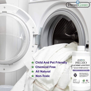 Premo Natural Laundry Additive eco-friendly, chemical and pesticide free, safe to use around kids and pets