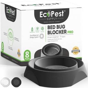 Bed Bug Blocker (Pro)™ — 8 Pack | Interceptors, Monitors, and Traps by EcoPest Supply