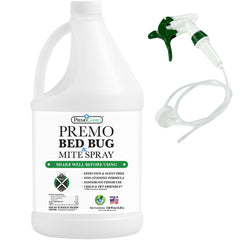 Bed Bug & Mite Killer - 128 oz - All Natural Non Toxic - Premo Guard