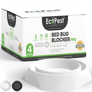 Bed Bug Blocker (Pro)™ — 4 Pack | Interceptors, Monitors, and Traps by EcoPest Supply