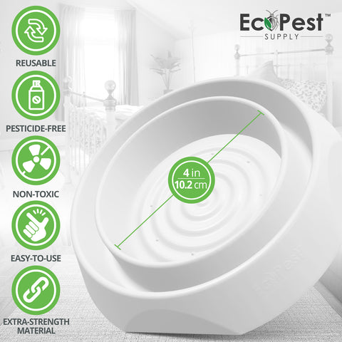 Bed Bug Blocker (Pro)™ — 8 Pack | Interceptors, Monitors, and Traps by EcoPest Supply