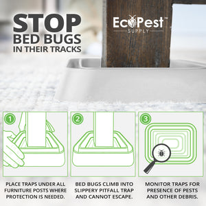 Bed Bug Blocker (XL)™ — 4 Pack | Interceptors, Monitors, and Traps by EcoPest Supply